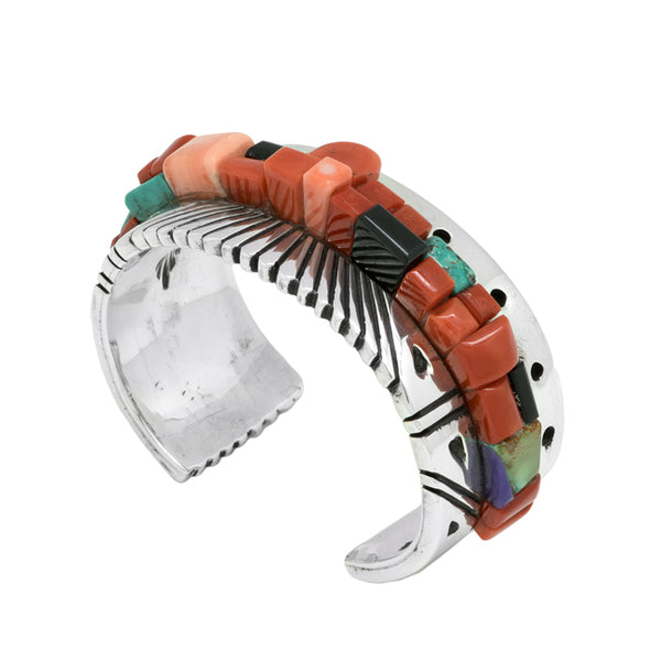 Silver Silver Inlaid Bracelet