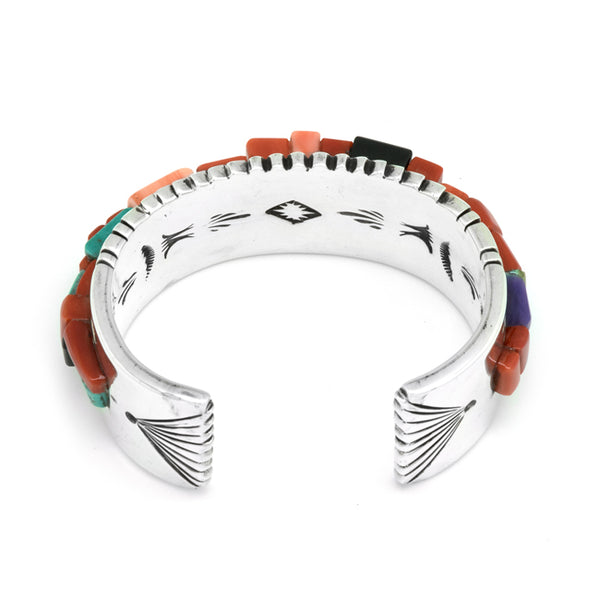 Silver Silver Inlaid Bracelet