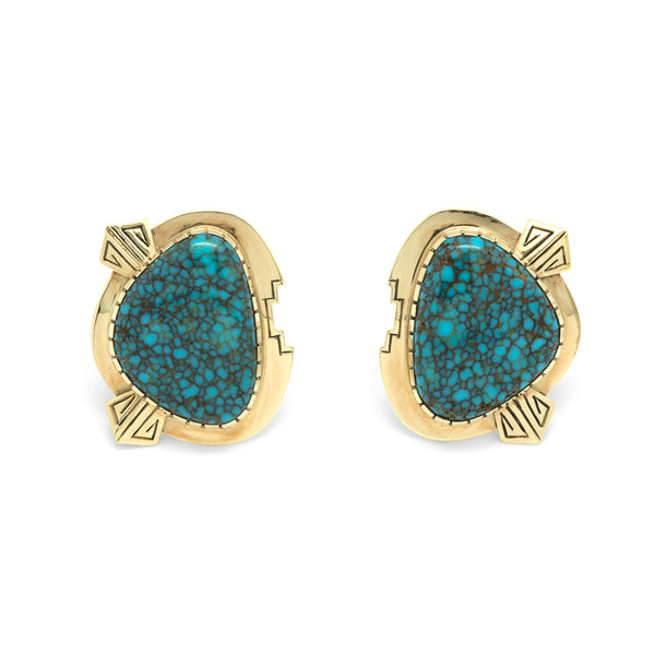 14k Nevada Blue Earrings