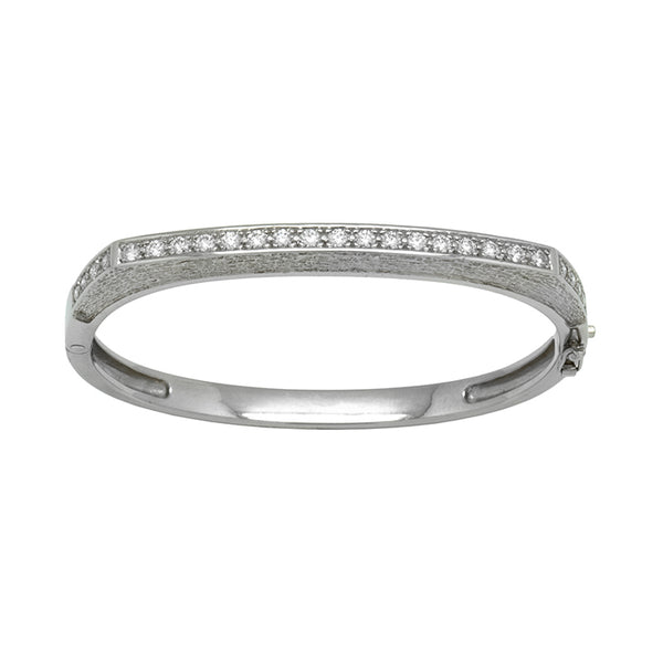 14k White Gold Diamond Bracelet