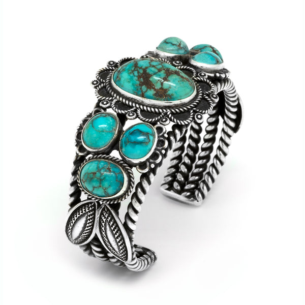 Sterling Silver Turquoise Bracelet