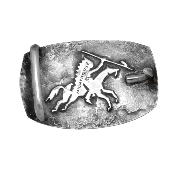 Silver and Gold Inlaid Buckle