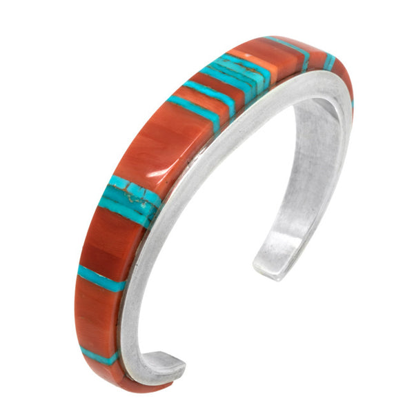 Sterling Silver Inlaid Bracelet