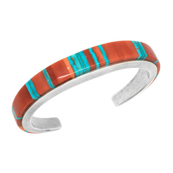 Sterling Silver Inlaid Bracelet