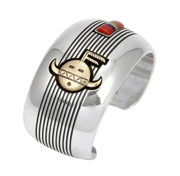 Silver/Gold Inlaid Bracelet