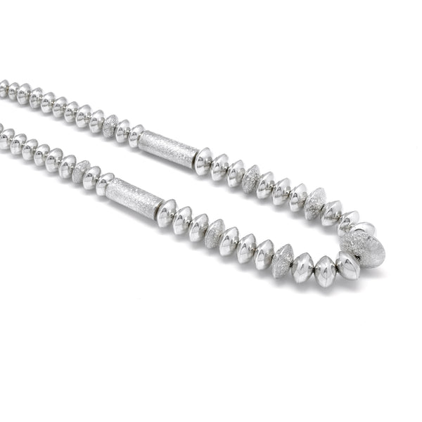 Sterling Silver Bead Necklace