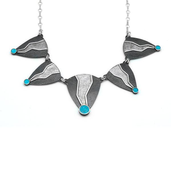Sterling Silver Turquoise Necklace