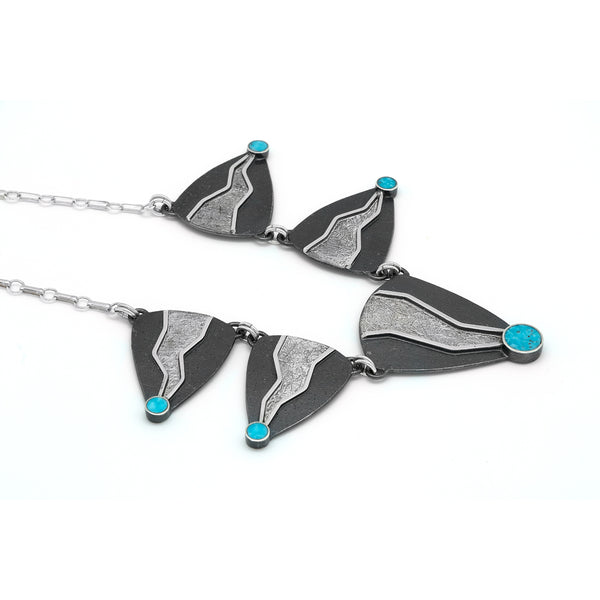 Sterling Silver Turquoise Necklace