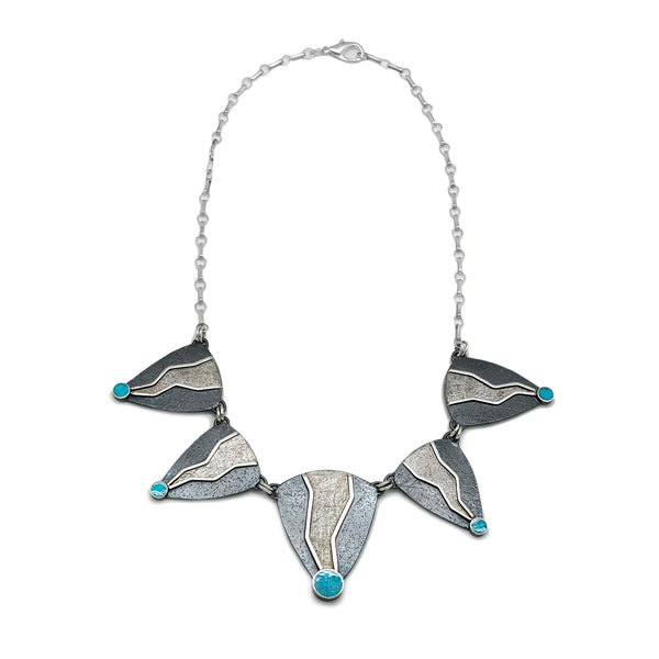 Sterling Silver Turquoise Necklace