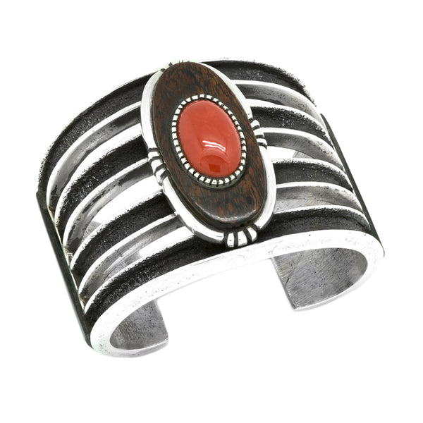 Sterling Silver Coral Bracelet