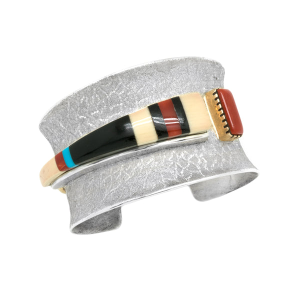 Sterling Silver Inlaid Bracelet