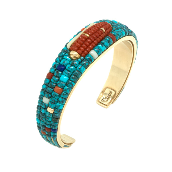 14k Gold Lone Mountain Corn Bracelet