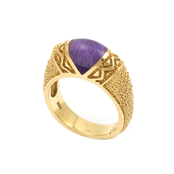 14k Gold Inlaid Ring