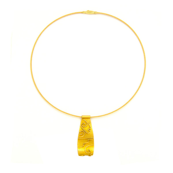 18k Gold Necklace and Earrings