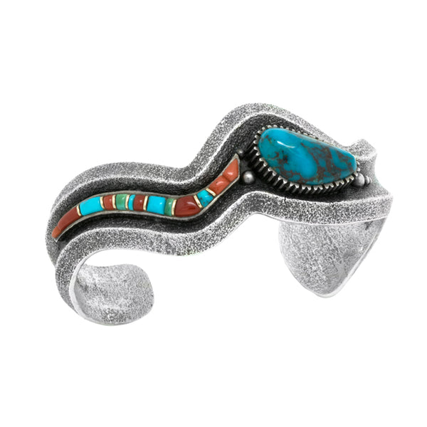 Sterling Silver Inlaid Bracelet