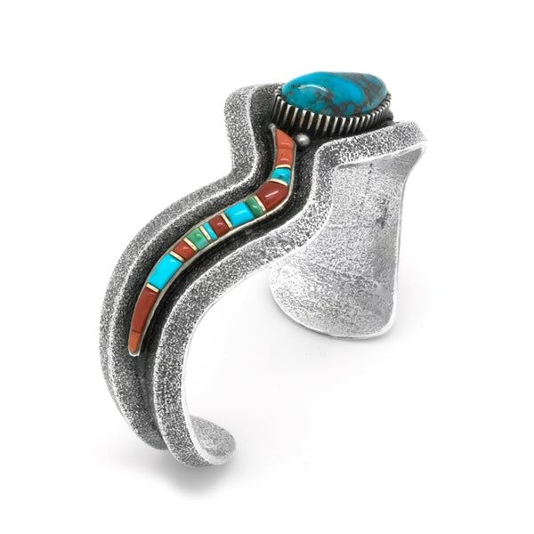 Sterling Silver Inlaid Bracelet