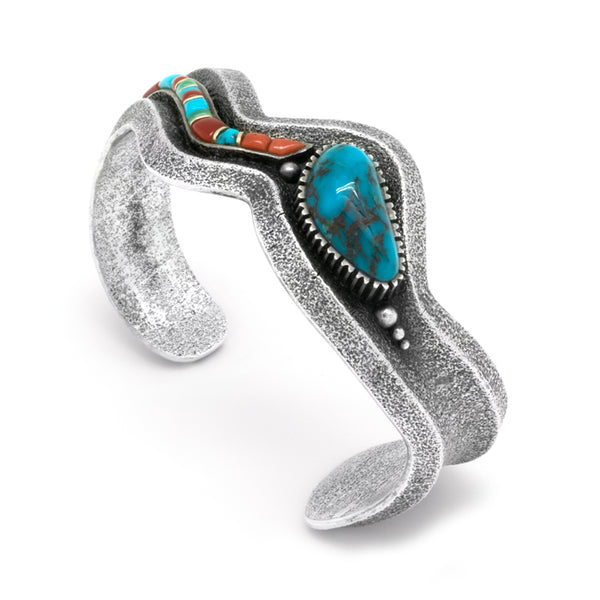 Sterling Silver Inlaid Bracelet