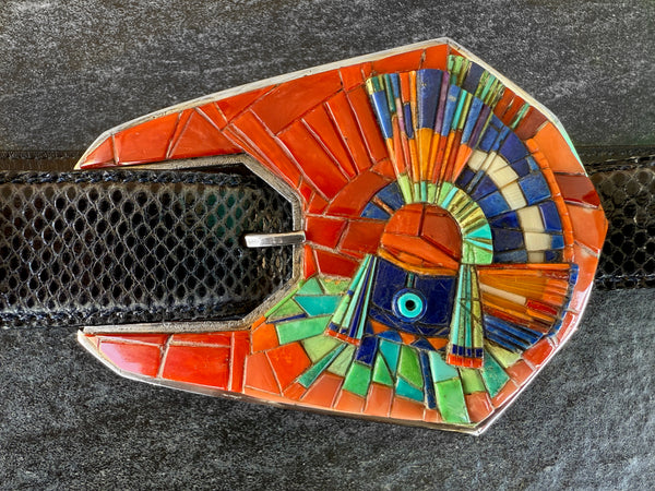Sterling Silver Inlaid Ranger Set