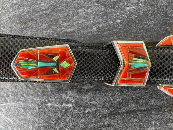 Sterling Silver Inlaid Ranger Set
