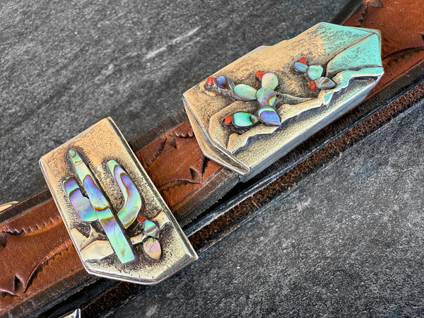 Sterling Silver Inlaid Ranger Set
