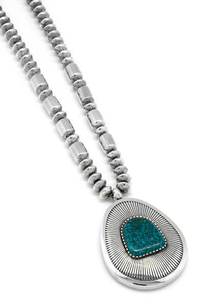 Sterling Silver Lone Mountain Necklace