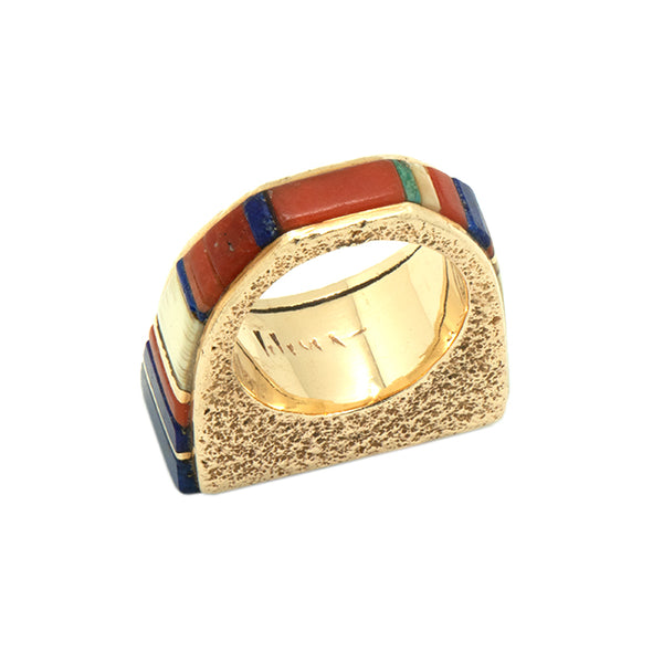 Gold Inlaid Ring