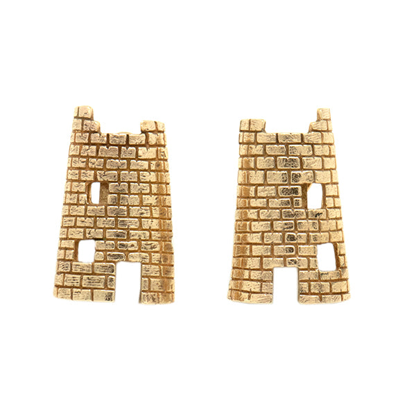 14k Gold Pueblo Earrings