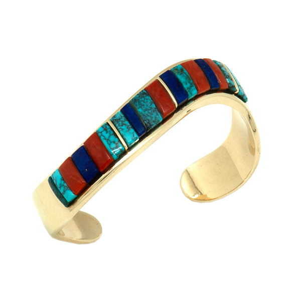 14k Gold Inlaid Bracelet