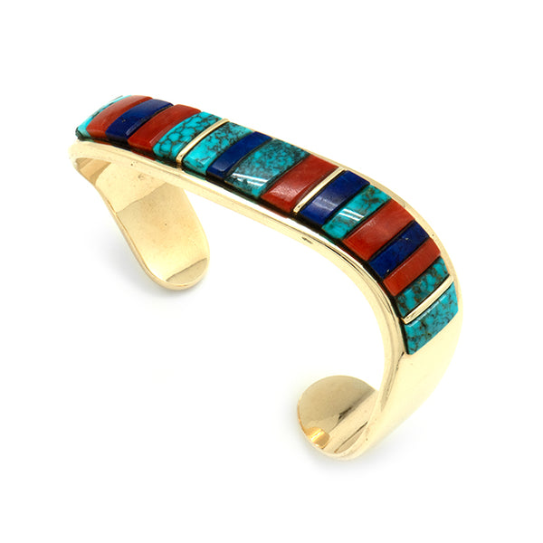 14k Gold Inlaid Bracelet
