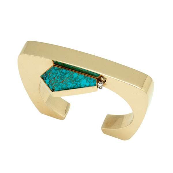 14k Gold Lone Mountain Bracelet