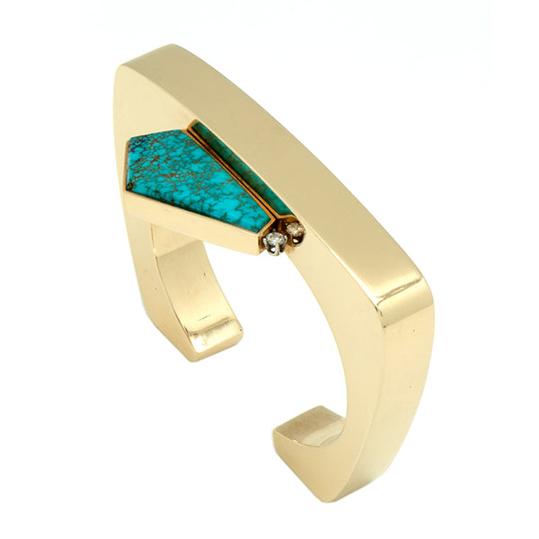 14k Gold Lone Mountain Bracelet