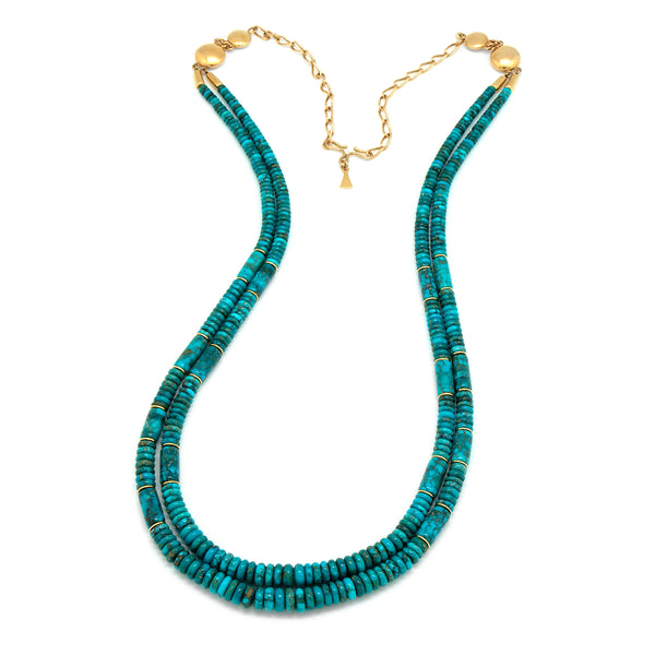 Lone Mountain Beaded Necklace