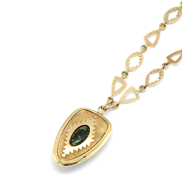 14k Gold Reversible Necklace