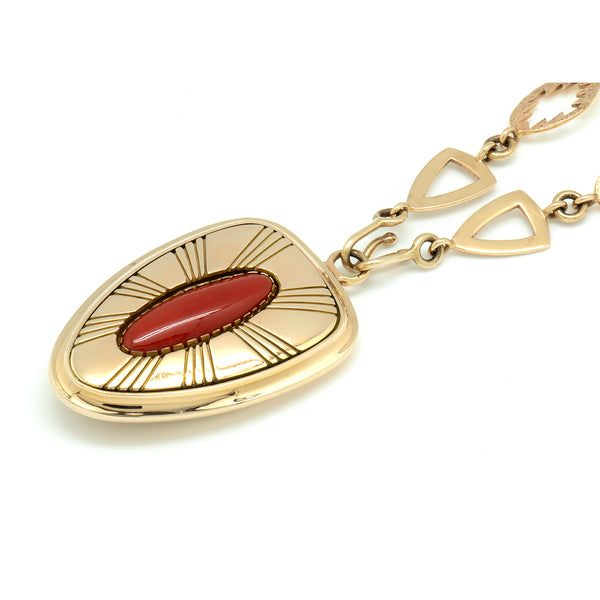 14k Gold Reversible Necklace