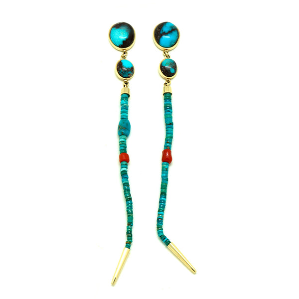 18k Gold Bisbee Earrings