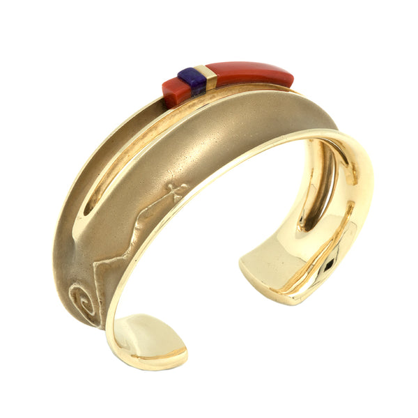 14k Gold Inlaid Bracelet