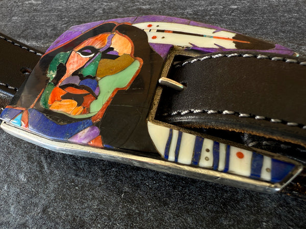 Sterling Silver Inlaid Ranger Set