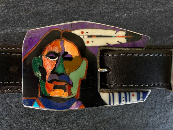 Sterling Silver Inlaid Ranger Set