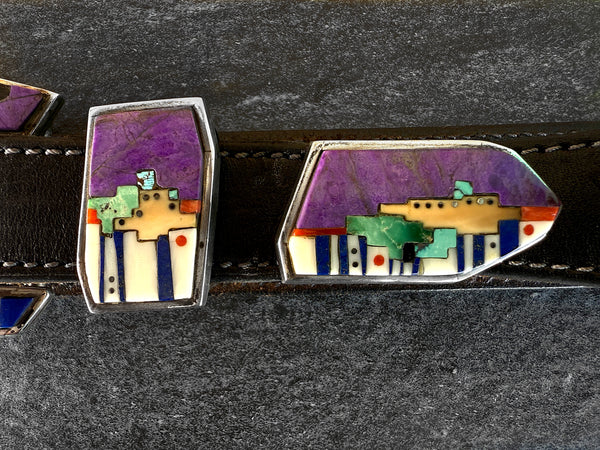 Sterling Silver Inlaid Ranger Set