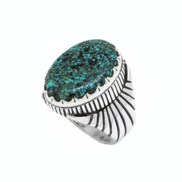 Sterling Silver Nevada Blue Ring