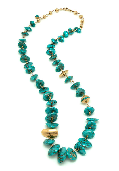 14k Gold Lone Mountain Necklace