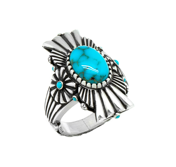 Sterling Silver Lone Mountain Ring