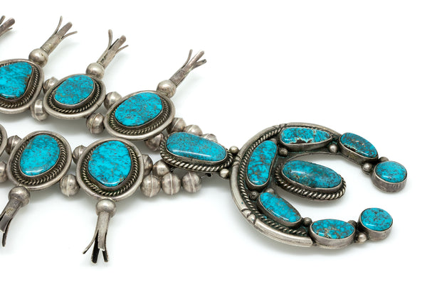 Lone Mountain Turquoise Squash Set