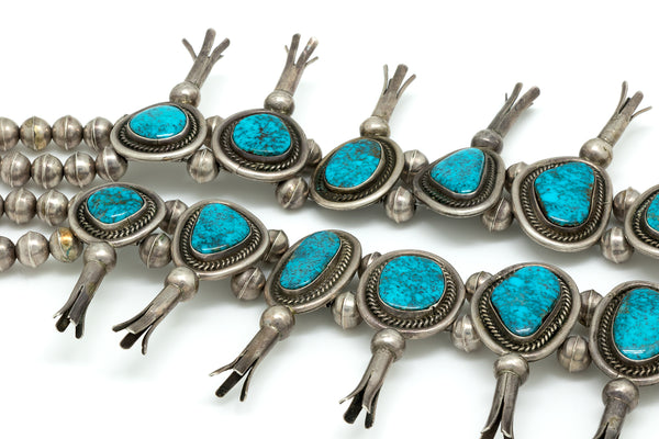 Lone Mountain Turquoise Squash Set