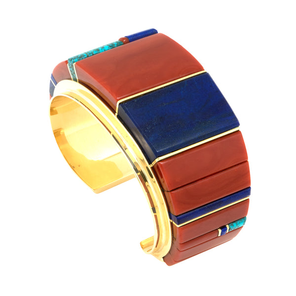 18k Gold Inlaid Bracelet