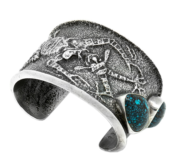 Sterling Silver Lander Blue Bracelet