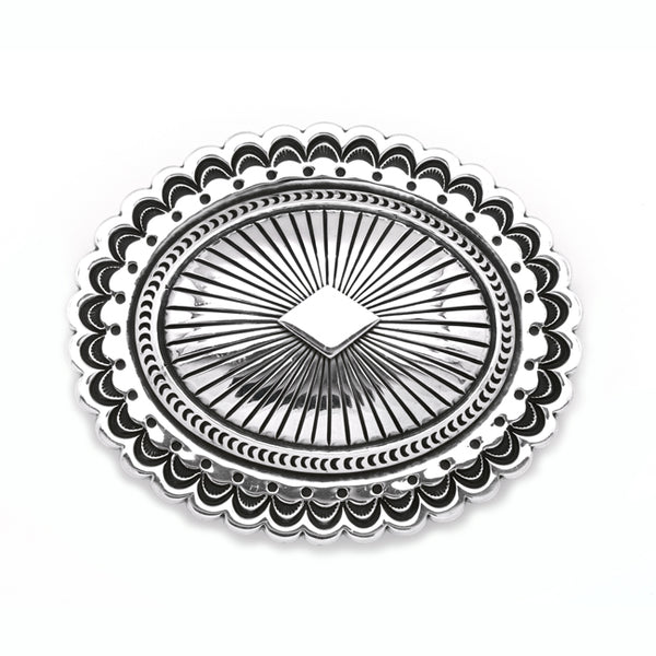 Sterling Silver Stamped Buckle