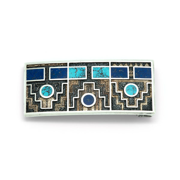 Sterling Silver Inlaid Buckle