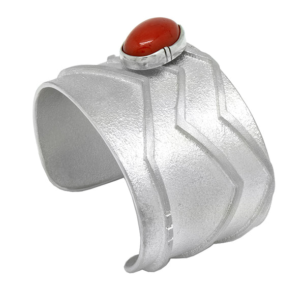 Sterling Silver Coral Bracelet