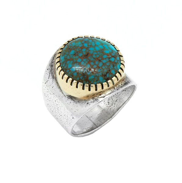 Sterling Silver Nevada Blue Ring